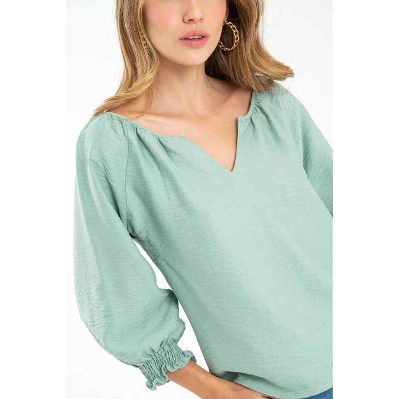RAGGED - Blusa malai 34 Verde marino Ragged