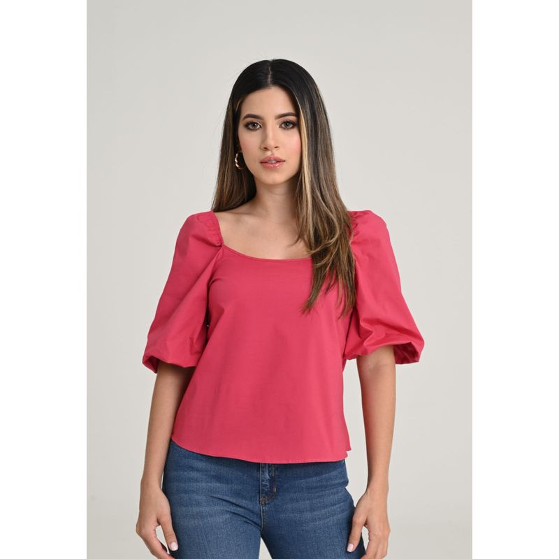 RAGGED - Blusa macarena Rojo carnauba Ragged