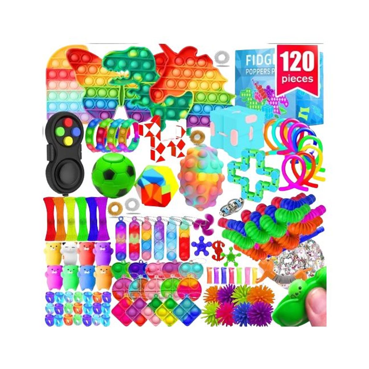 GENERICO - Juego De 75 Juguetes Sensoriales Niños Adultos Antiestres