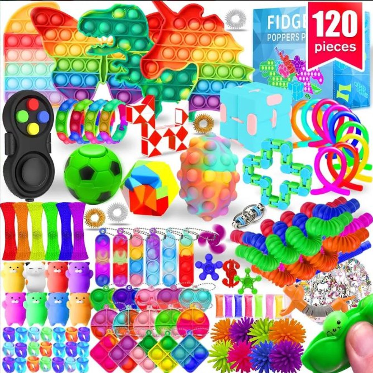 GENERICO - Juego De 75 Juguetes Sensoriales Niños Adultos Antiestres