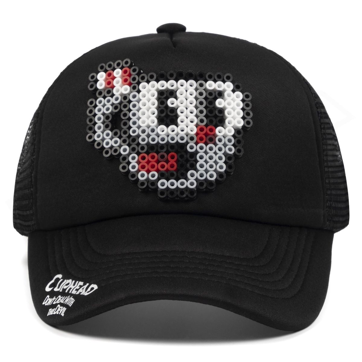 ARITEX - Gorra Pixel Art - Cuphead - Estilo Retro 8 Bits