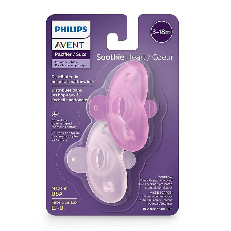 AVENT - Chupos Mamilas Entretencion Avent Soothie Corazon 3-18m