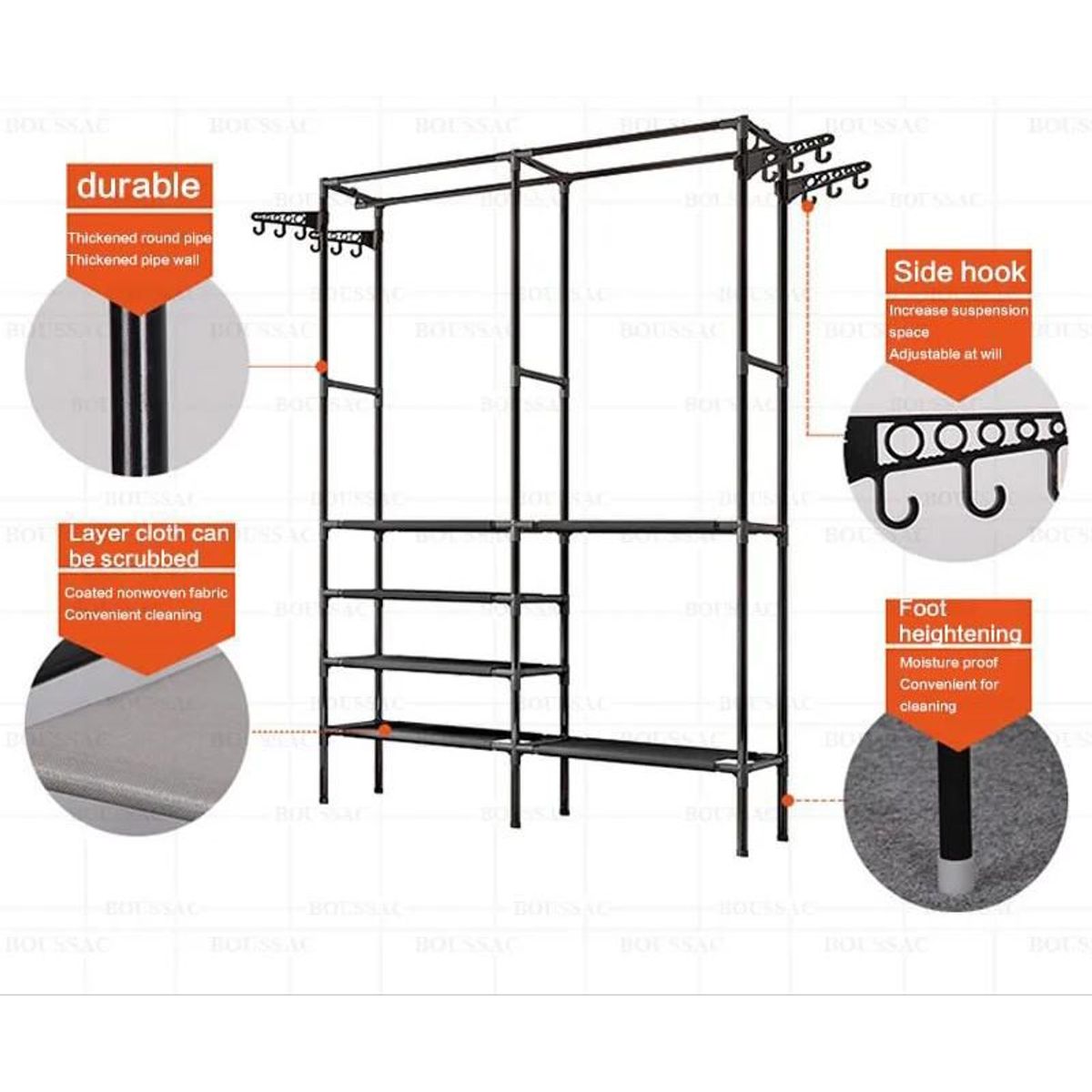 GENERICO - ORGANIZADOR TIPO CLOSET MULTIFUNCIONAL