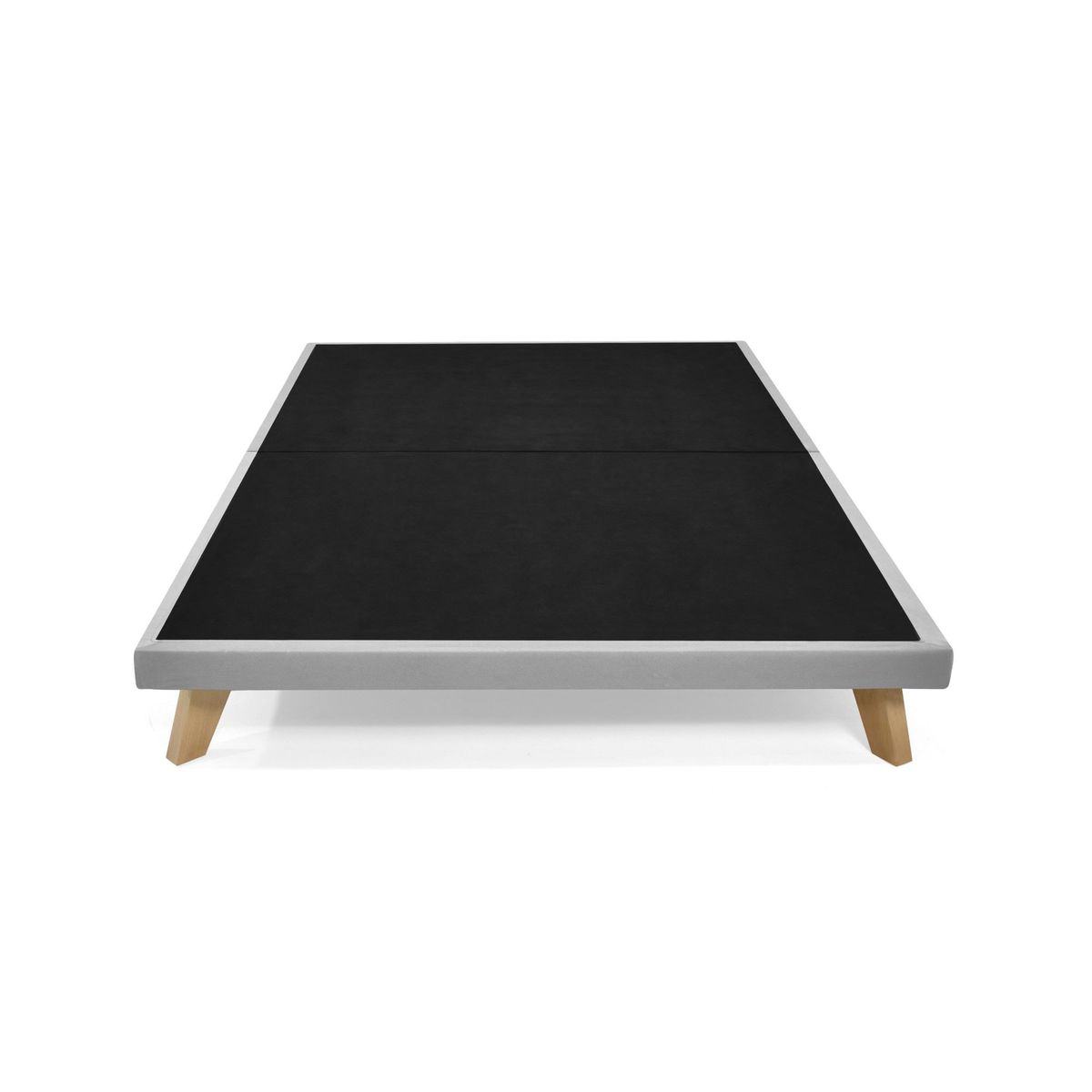 VENECIA - Base Cama Versalles Semi Doble en Tela Plata