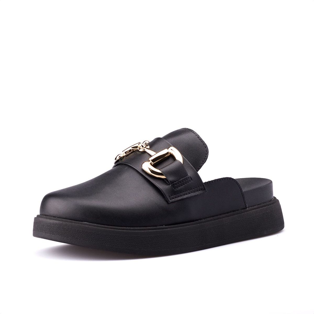 VIZZANO - Clog Negro Dorado Vizzano