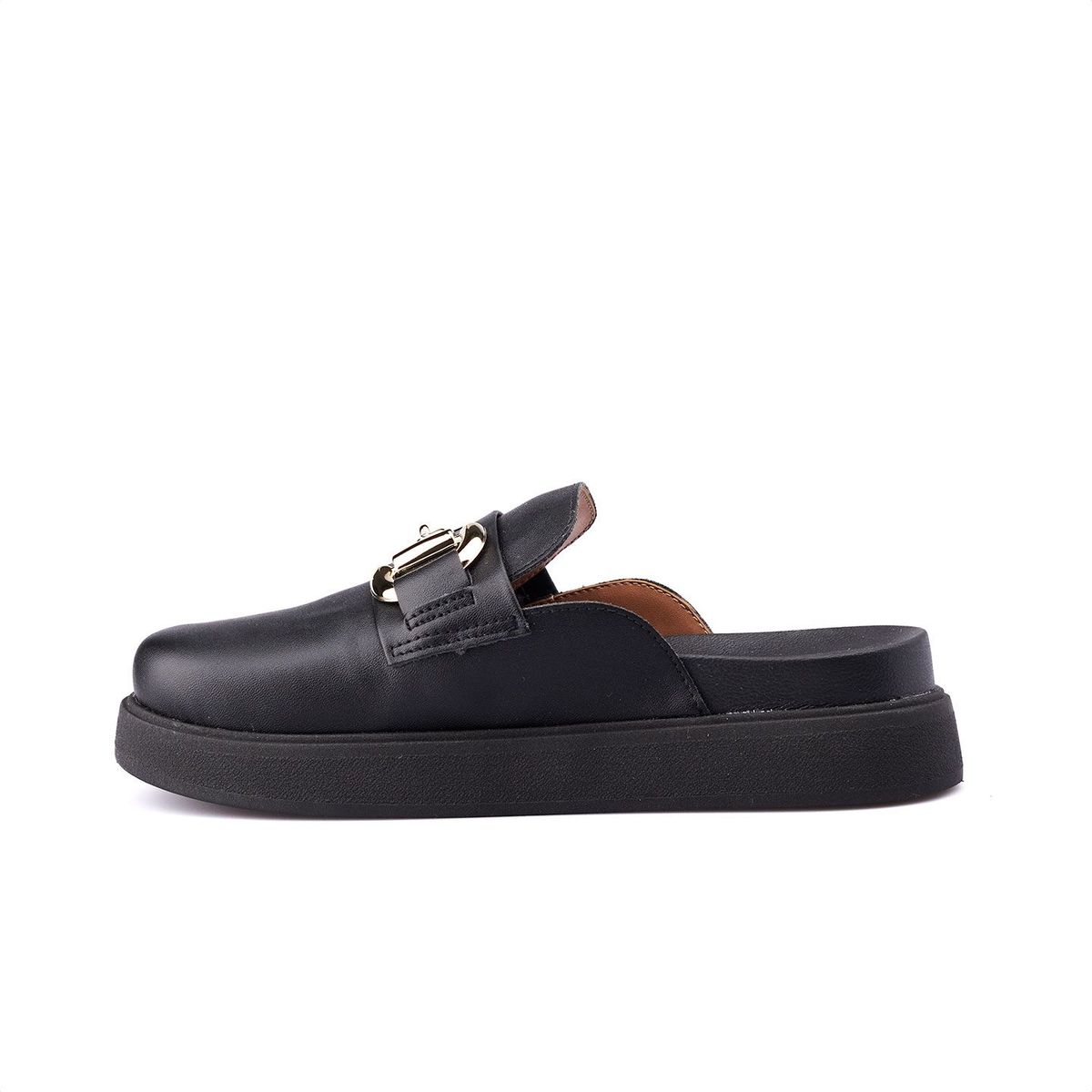 VIZZANO - Clog Negro Dorado Vizzano