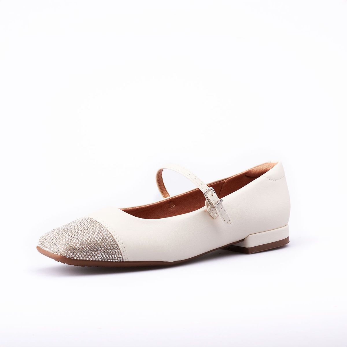 VIZZANO - Baleta Blanco Plata Vizzano