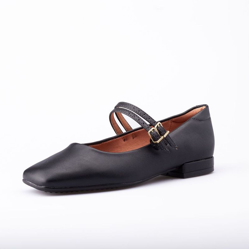 VIZZANO - Baleta Negro Dorado Vizzano