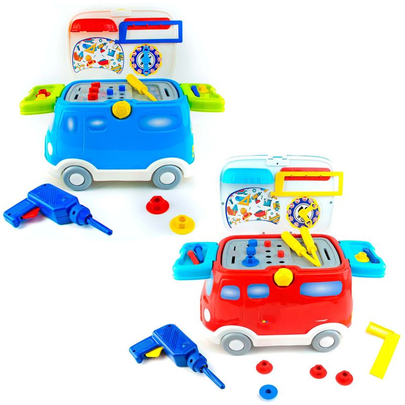 ENERGY PLUS - Kit x2 Buses Herramientas 23 Pzs CU Creatividad Aprendizaje