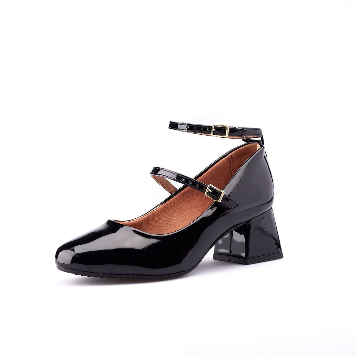 VIZZANO - Tacón Bajo Negro Vizzano