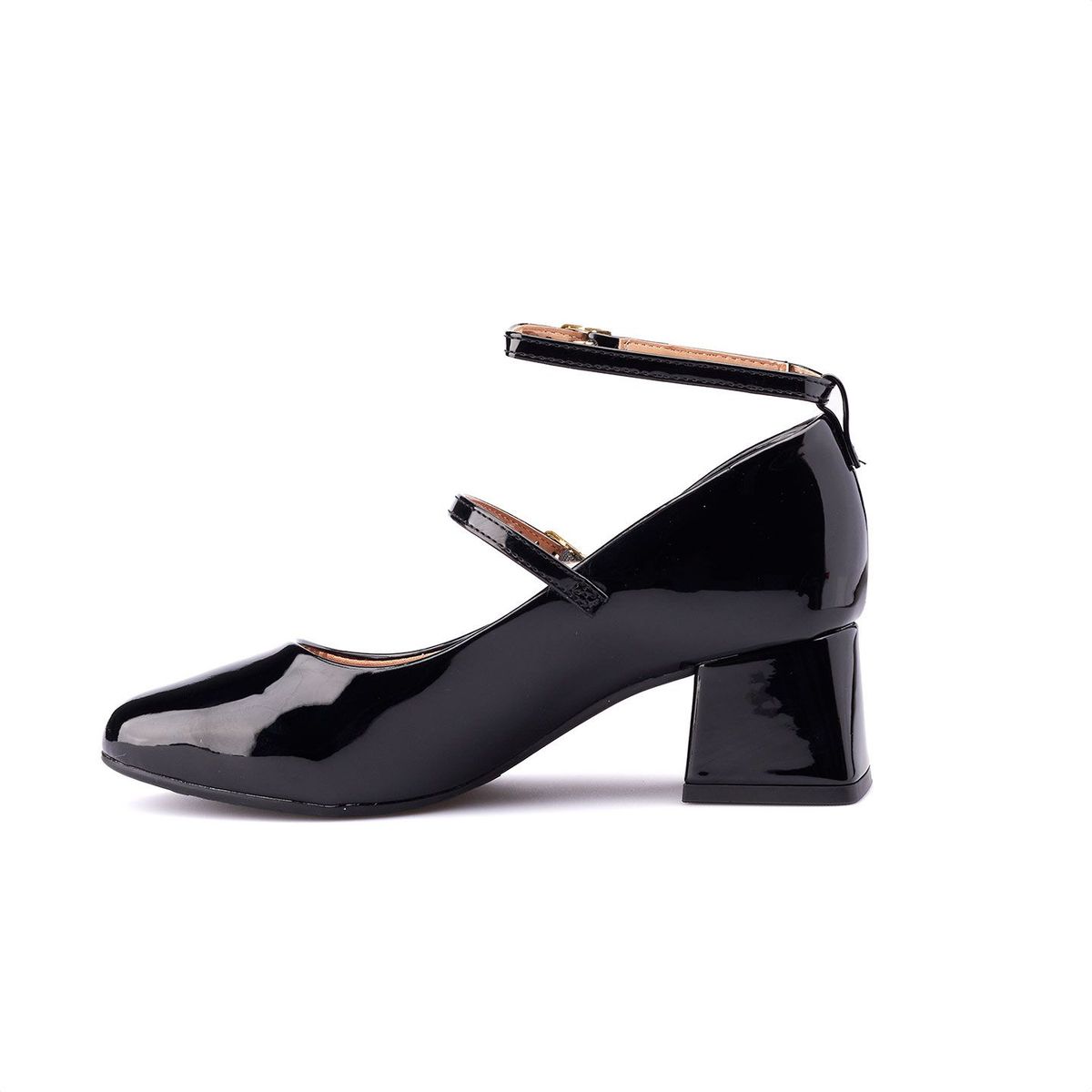 VIZZANO - Tacón Bajo Negro Vizzano