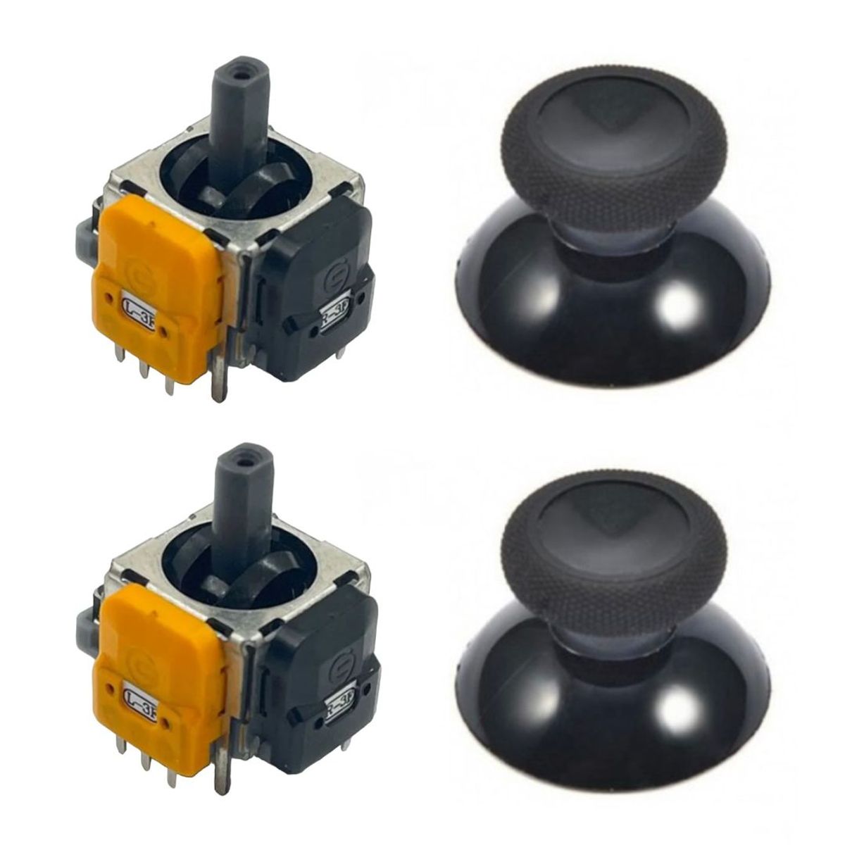 GENERICO - 2 Joystick Magneticos Anti- Drift + 2 Capuchas Compatible Con Xbox