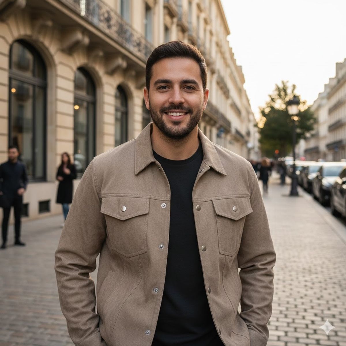 THE CLOTHING COMPANY - Chaqueta Hombre Gamuza Sintética Forrada