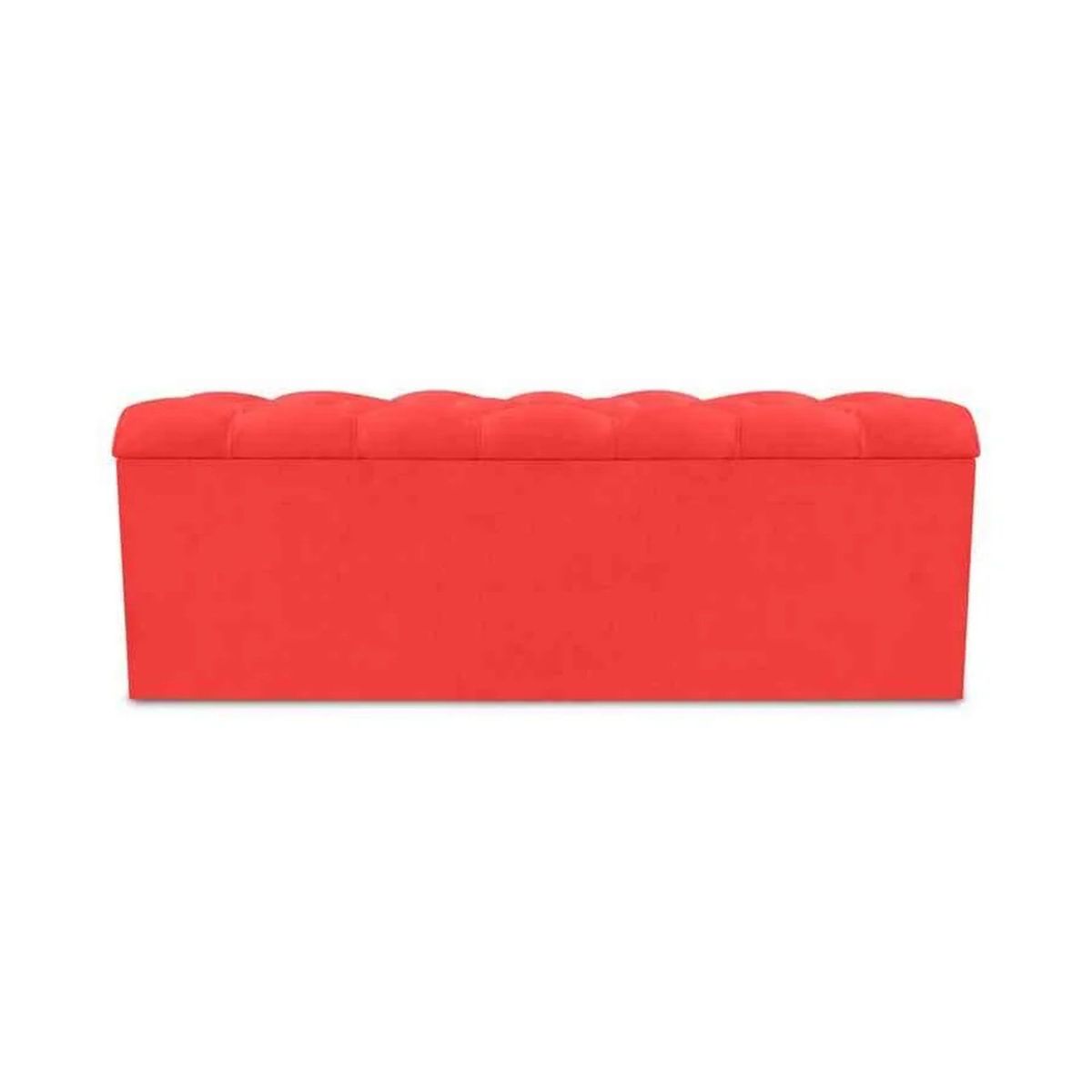 MAGIC CLASS - PUFF BAÚL ZAPATERO DIAMOND 120X50X40 ECOCUERO ROJO