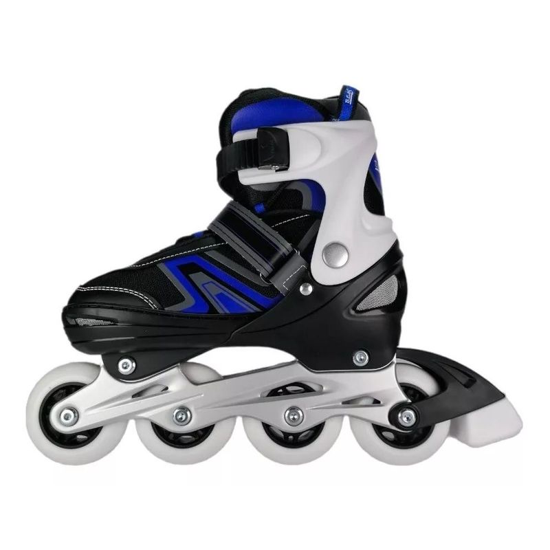 GENERICO - Patines Linea Ajustables Semiprofesionales Kit Blades Azul