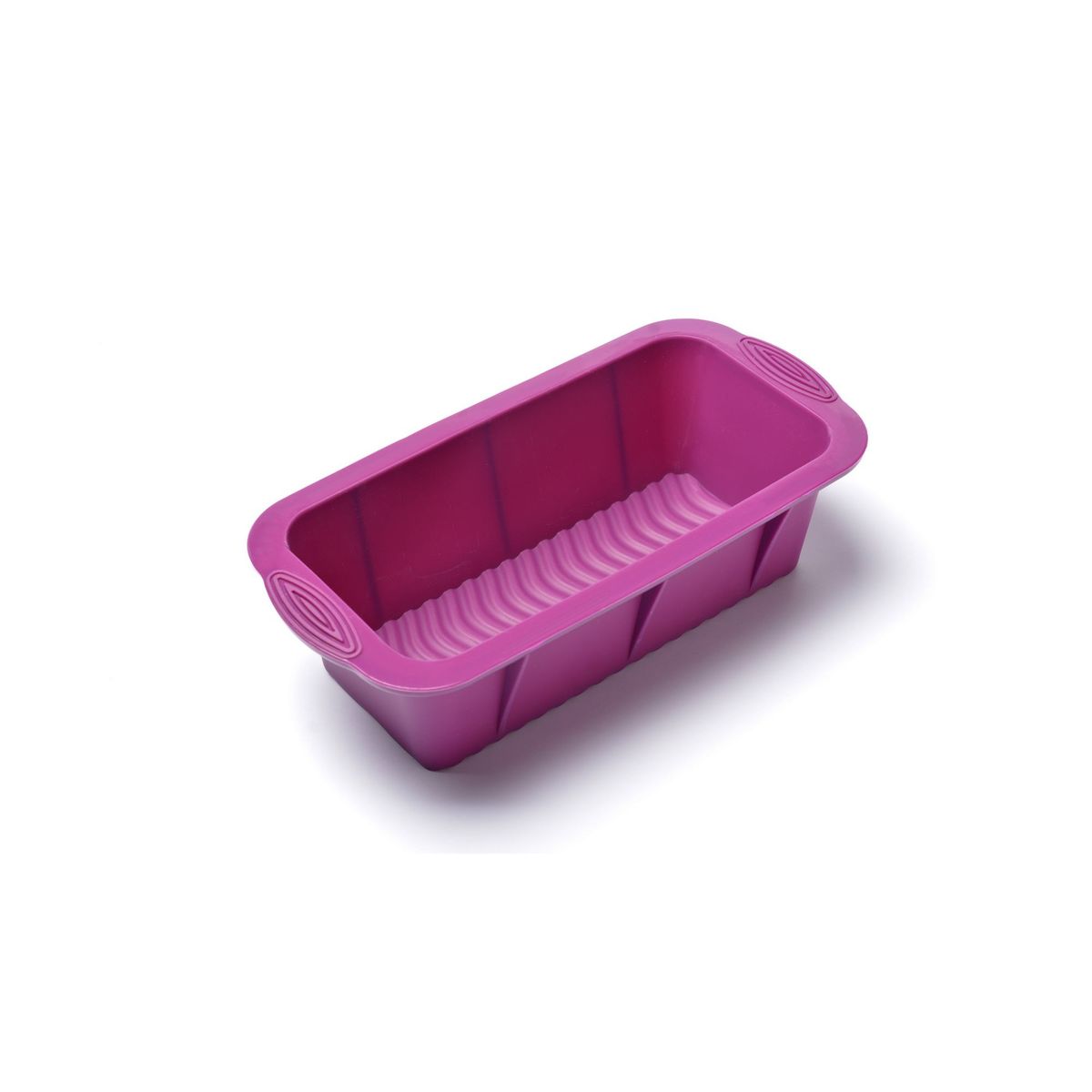 PRESS - Molde Silicona Rectangular Torta Pan 21.5x10x7 cm PRESS 77303 - Fucsia