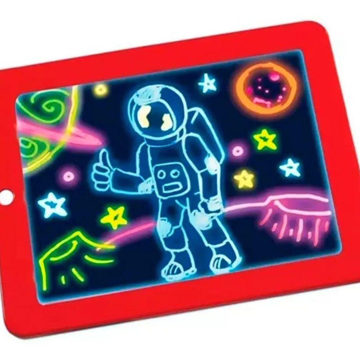 GENERICO - Tableta De Dibujo Con Luz Led Magic Pad+ 6 Marcadores Gratis