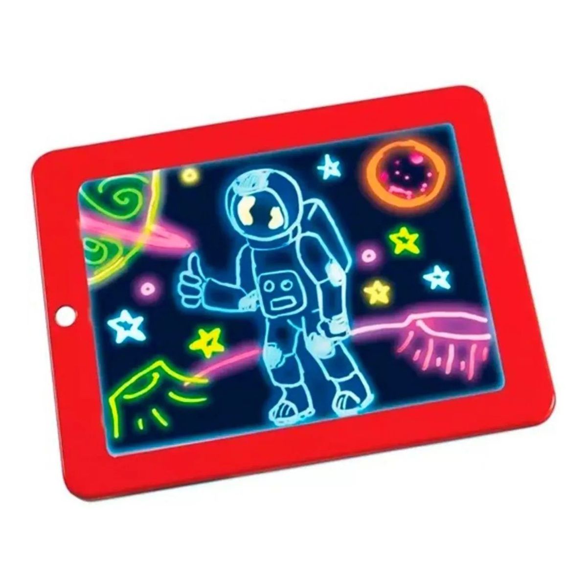 GENERICO - Tableta De Dibujo Con Luz Led Magic Pad+ 6 Marcadores Gratis