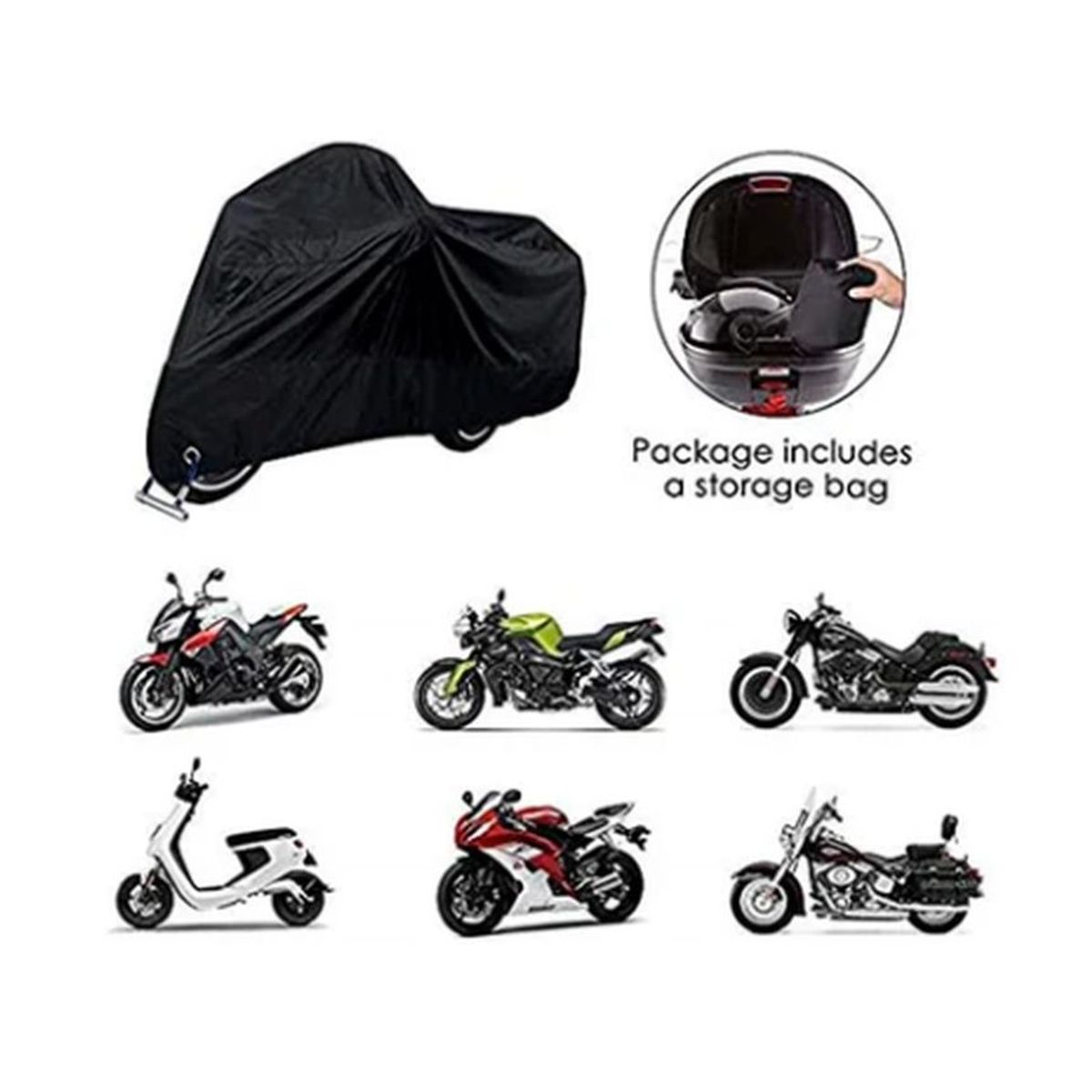 GENERICO - FORRO PARA MOTO XL235×95×128CM OMC-028-2
