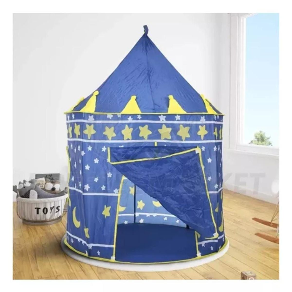 INFANTILES CAJUROMIX - CARPA CASTILLO ESTILO COHETE NIÑOS