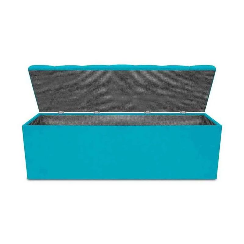 MAGIC CLASS - PUFF BAÚL ZAPATERO DIAMOND 200X50X40 ECOCUERO AZUL