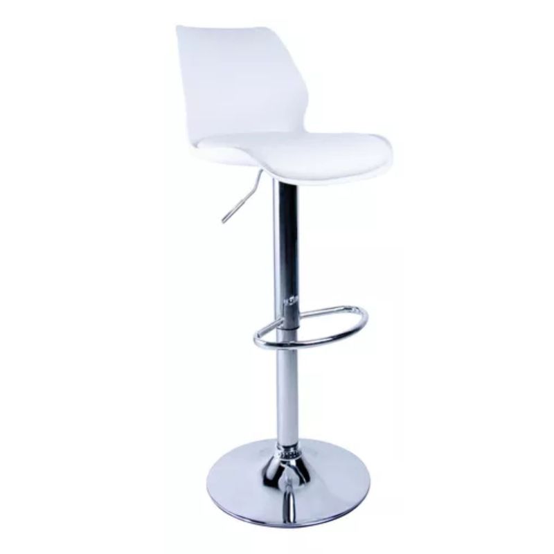 AKIVOY - Silla De Bar Bali Blanca Akivoy