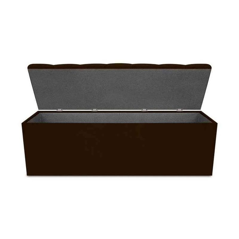 MAGIC CLASS - PUFF BAÚL ZAPATERO DIAMOND 200X50X40 ECOCUERO CAFÉ