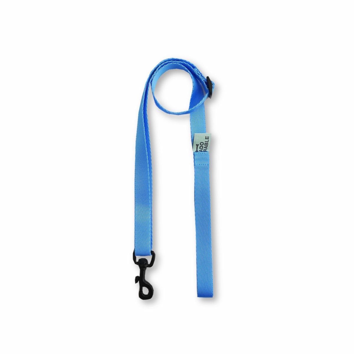 WAWAW - Traílla para perro  talla 25mm sencilla unicolor adorable azul claro Wawaw