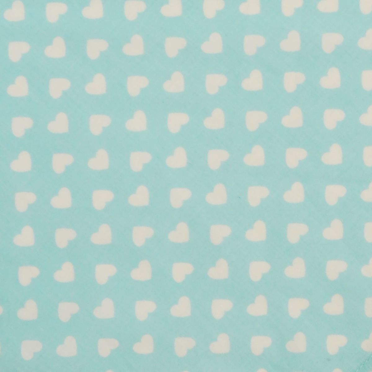 WAWAW - Pañoleta para perro talla S celeste corazones blancos Wawaw