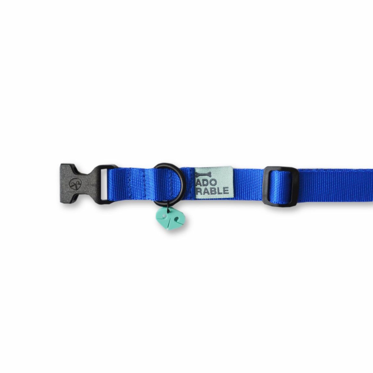 WAWAW - Collar para perro talla M unicolor adorable azul rey Wawaw
