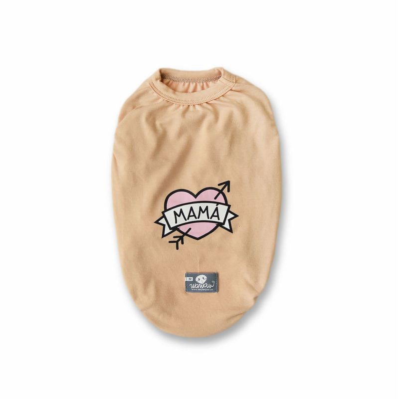WAWAW - Esqueleto para perro  talla 2XL haban corazón y flecha mamá Wawaw