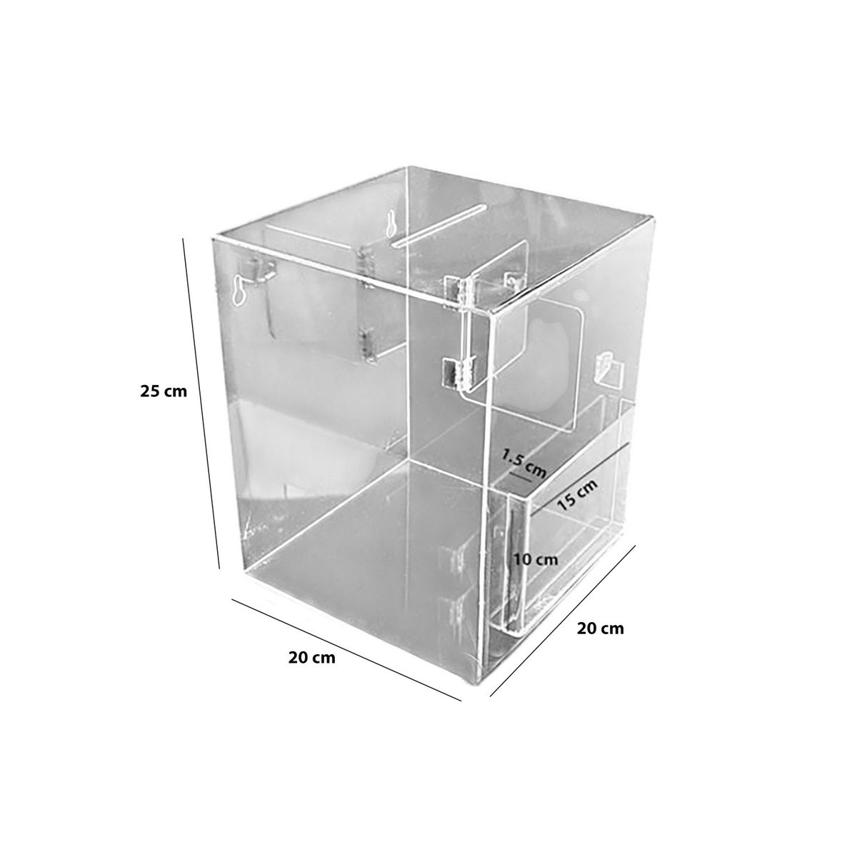 GENERICO - Buzón De Sugerencias Transparente Acrílico