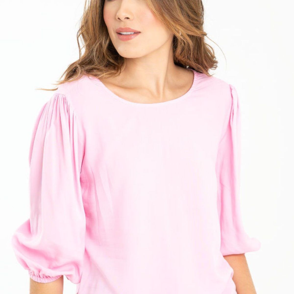 RAGGED - Blusa escote redondo Rosado barbie Ragged.