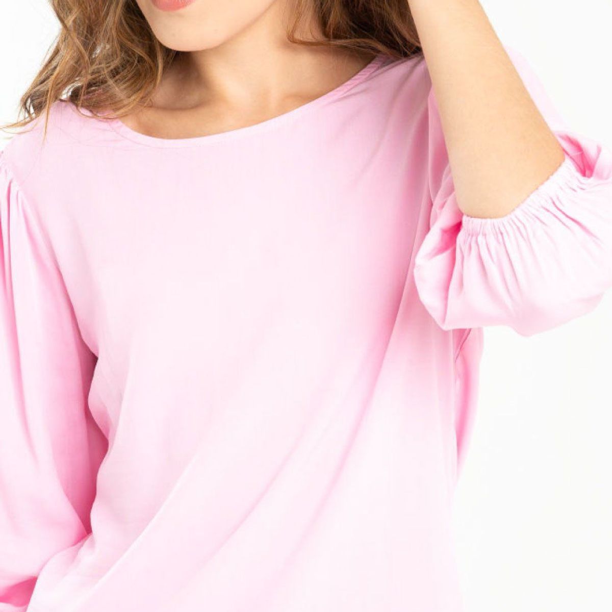 RAGGED - Blusa escote redondo Rosado barbie Ragged.
