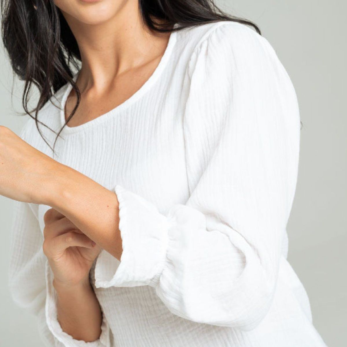 RAGGED - Blusa natural Blanco Ragged