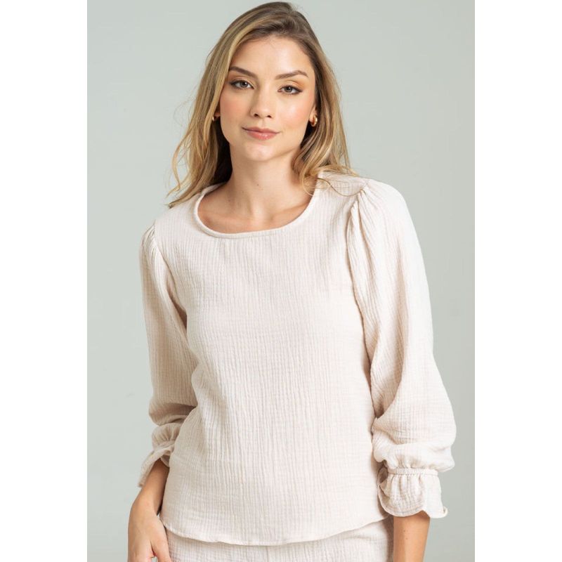 RAGGED - Blusa natural Beige medio Ragged