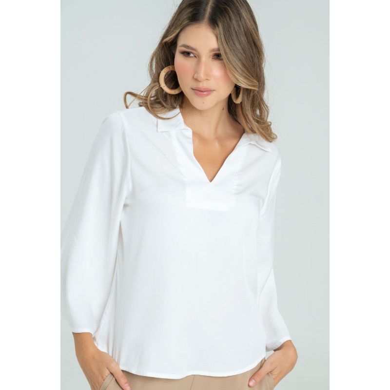 RAGGED - Blusa antika Blanco crudo Ragged