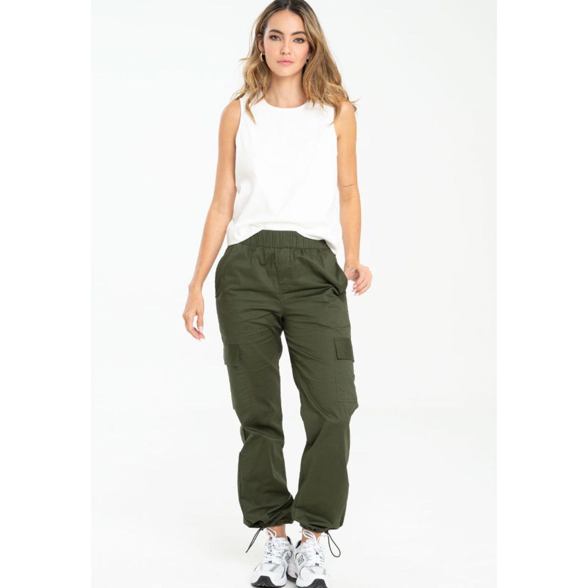 RAGGED - Pantalon jogger malta Verde militar Ragged