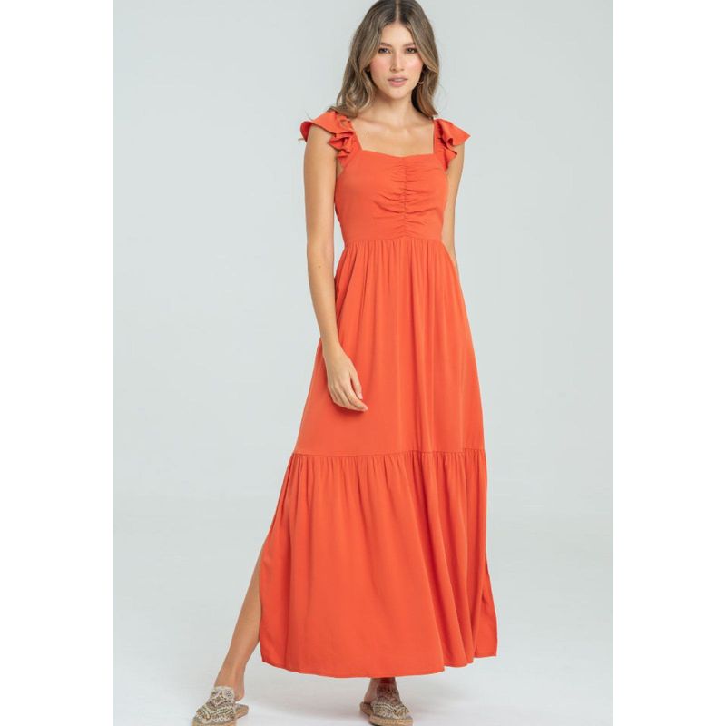 RAGGED - Vestido balenciaga Cobre Ragged