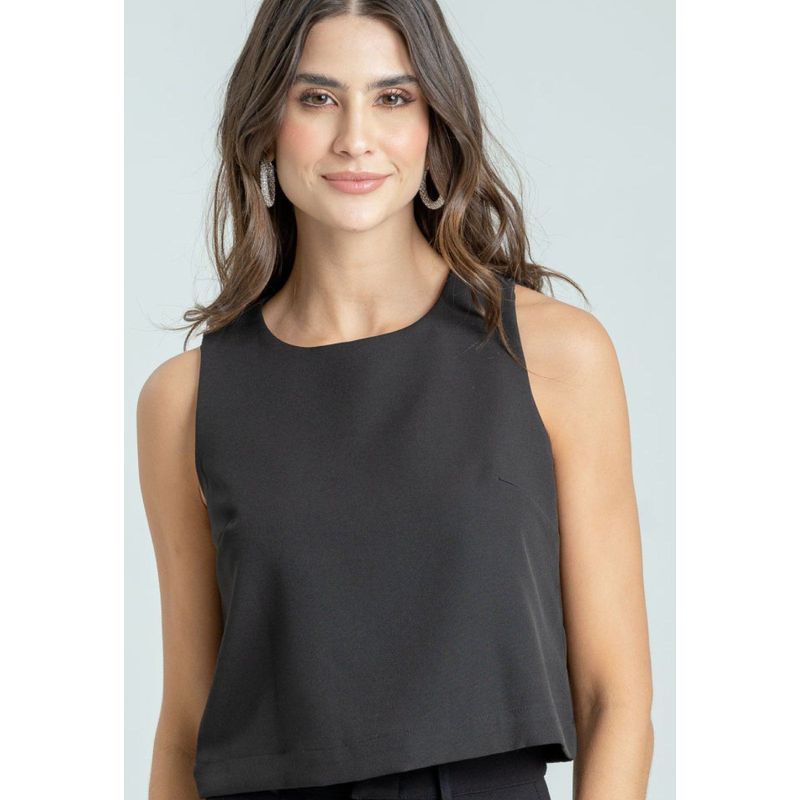 RAGGED - Top ava sisa Negro Ragged