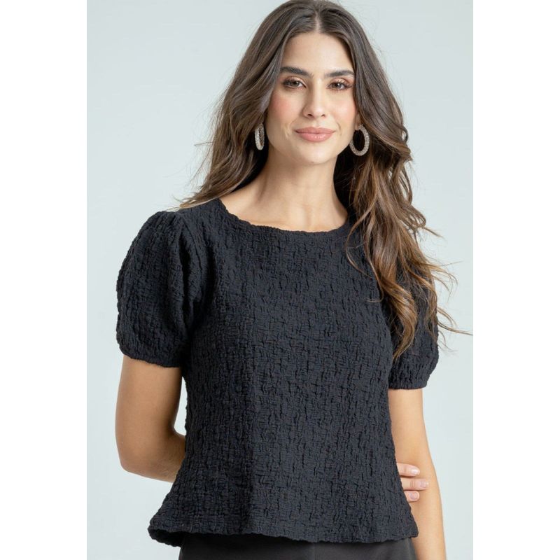 RAGGED - Blusa magliace Negro Ragged