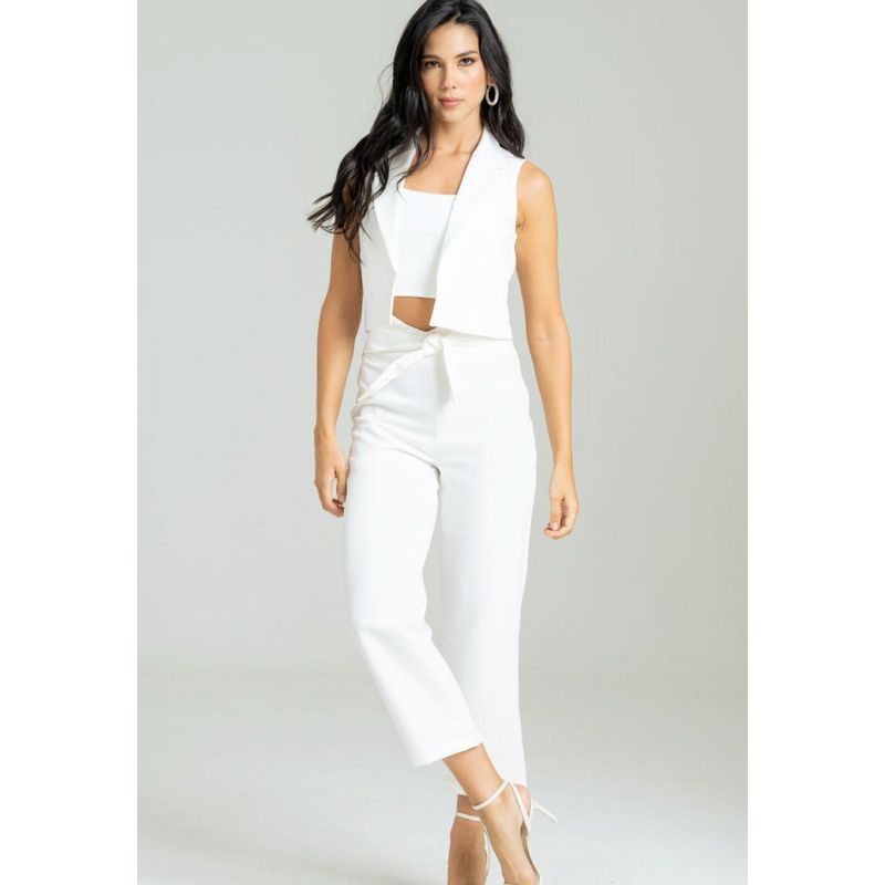 RAGGED - Pantalon phoenix Blanco crudo Ragged