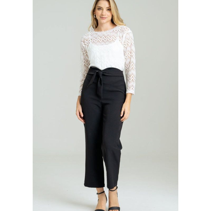 RAGGED - Pantalon phoenix Negro Ragged