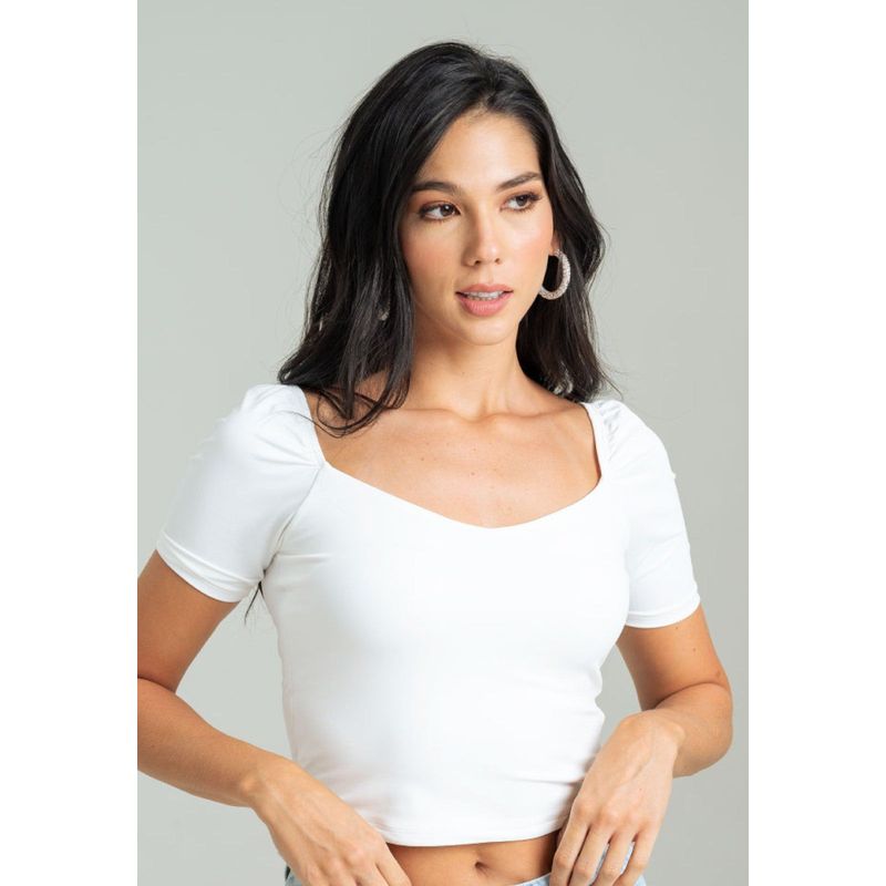 RAGGED - Blusa ganni Blanco crudo Ragged