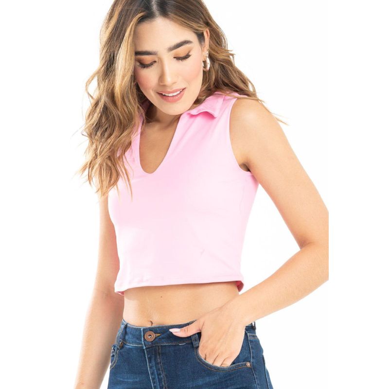 RAGGED - Top malaga Rosado barbie Ragged