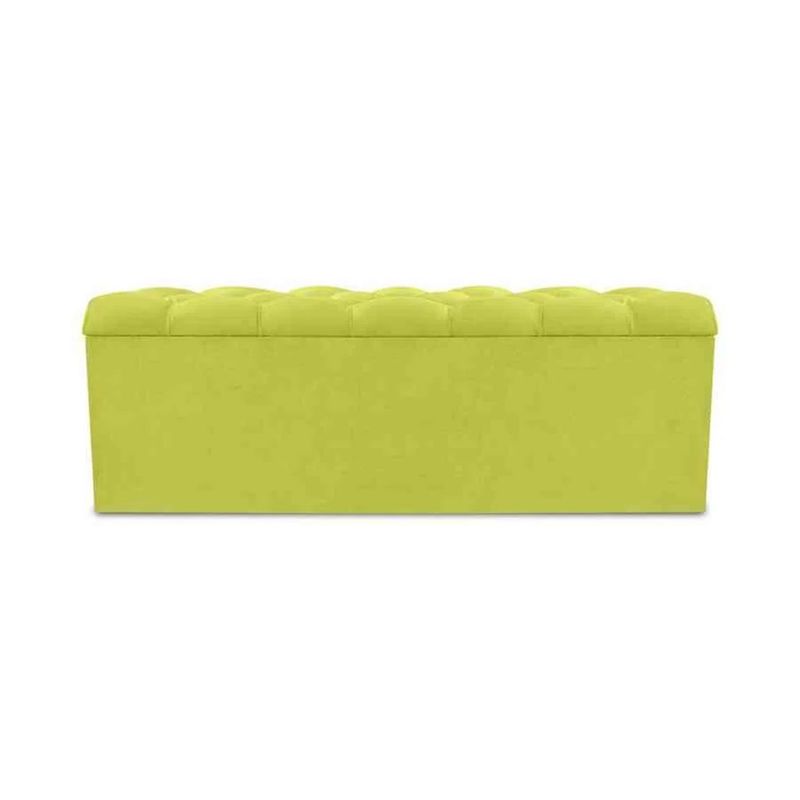 MAGIC CLASS - PUFF BAÚL ZAPATERO DIAMOND 200X50X40 MICROFIBRA VERDE
