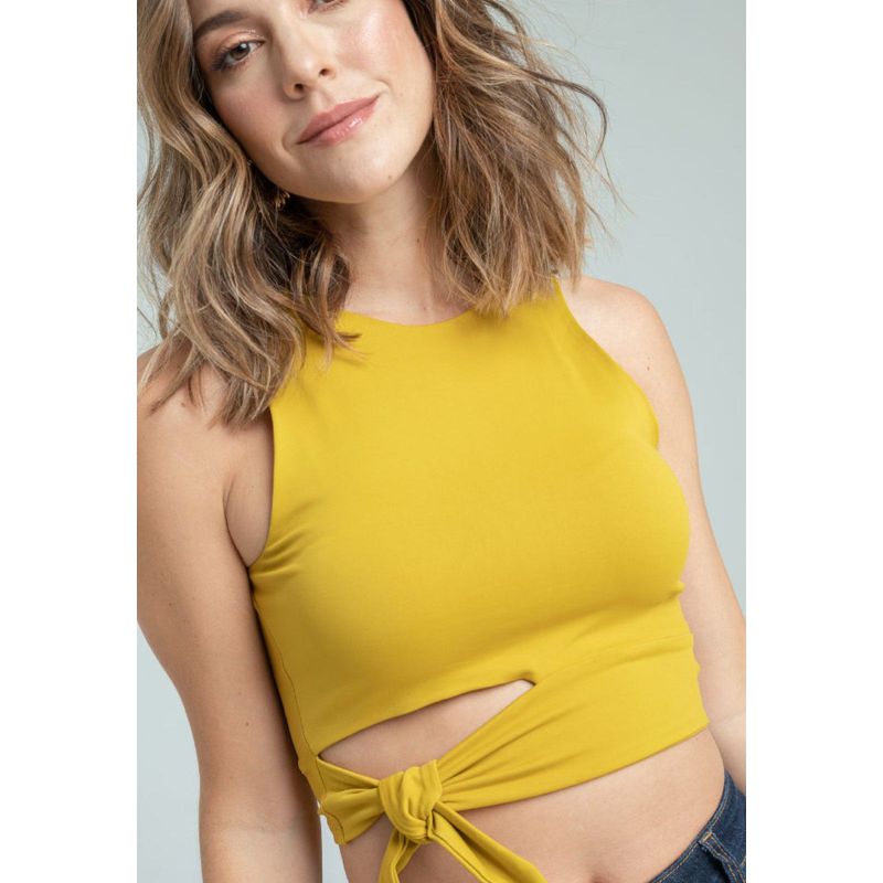 RAGGED - Crop top rowan Verde olivo Ragged