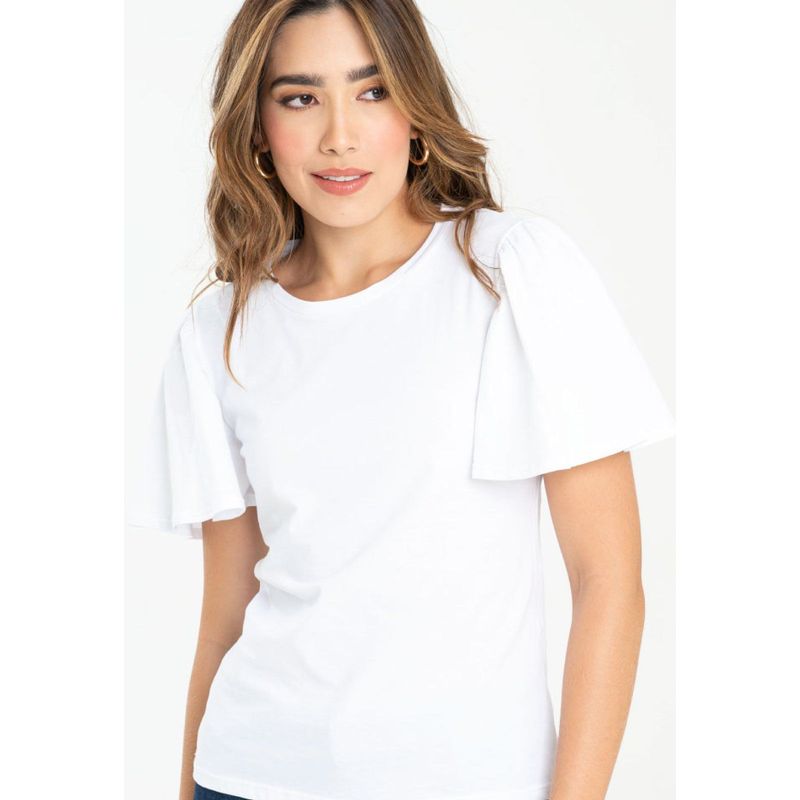 RAGGED - Blusa corinna cotton Blanco Ragged
