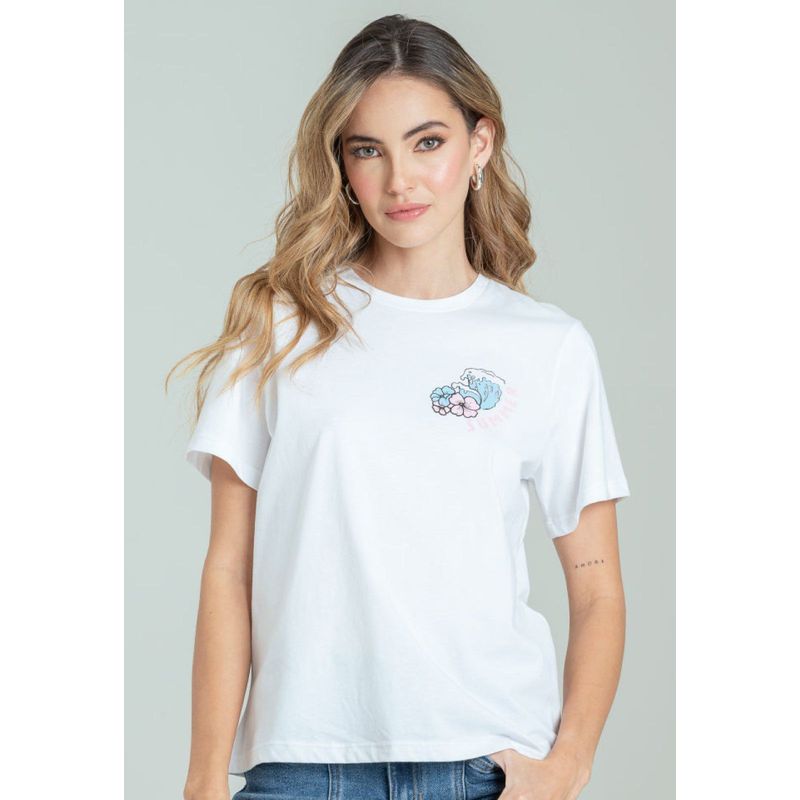 RAGGED - Camiseta summer Blanco Ragged