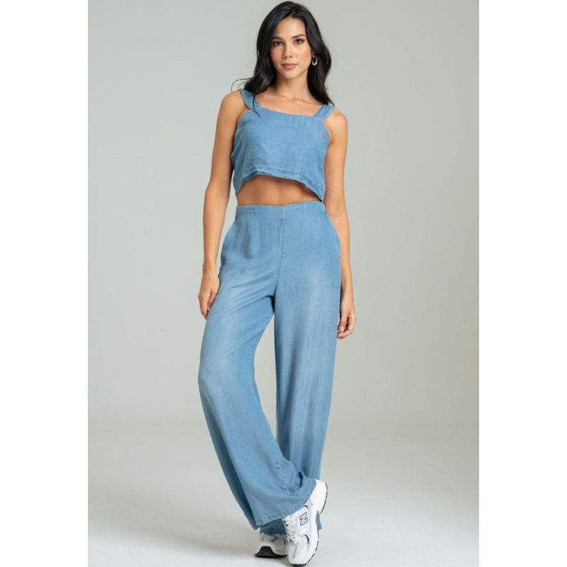 RAGGED - Pantalon denim tecel Azul medio Ragged